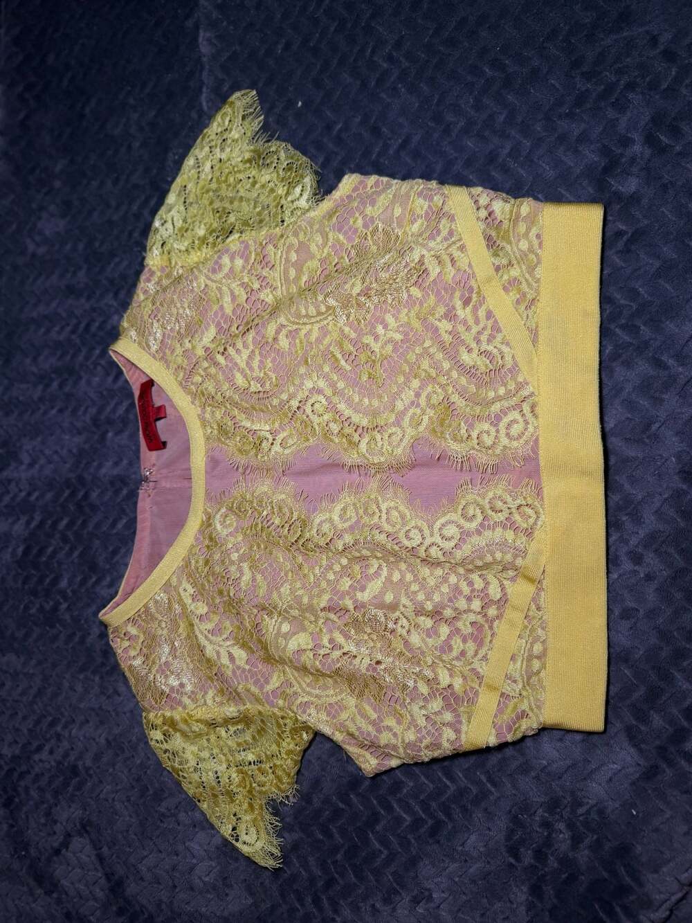 Buy Parchment Pink Pink Coloured Net With Embroidrey Ready to Wear Blouse - kapd
